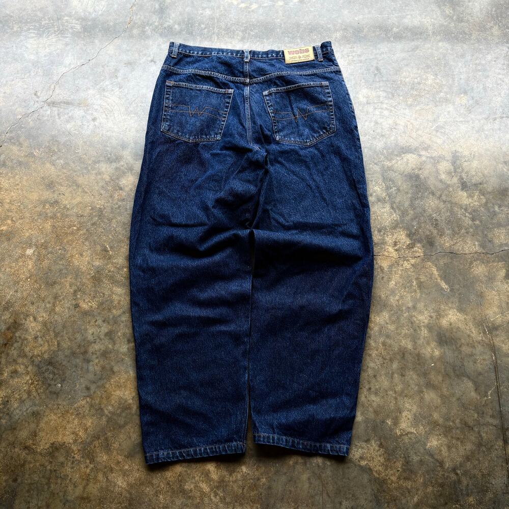 Crazy‎ Vintage WEBS Baggy Blue Jeans